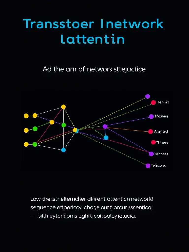 A graphical depiction of a transformer network's attention mechanism, showing how different parts of the input sequence are weighted when processing each element, used in an article about transformers.